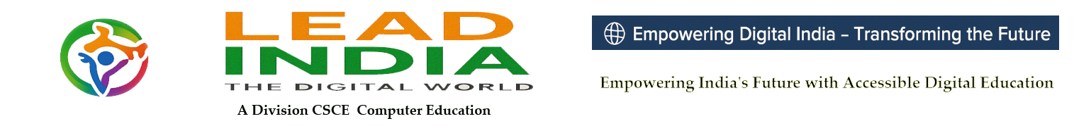 LEAD INDIA THE AI DIGITAL WORLD